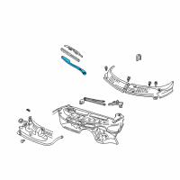 OEM 1993 Pontiac Firebird Arm Asm, Windshield Wiper Diagram - 22155459