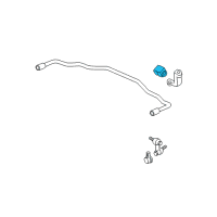 OEM 2009 Honda Element Bush, Stabilizer Holder Diagram - 52306-SCV-000