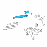 OEM 2021 Toyota RAV4 Rear Arm Diagram - 85241-0R060