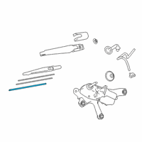 OEM 2020 Toyota RAV4 Wiper Blade Refill Diagram - 85214-0R170