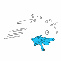 OEM 2021 Toyota RAV4 Rear Motor Diagram - 85130-0R050