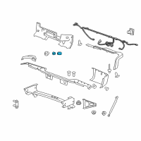 OEM 2007 GMC Sierra 2500 HD Reverse Sensor Diagram - 19115806