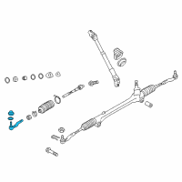 OEM 2017 Toyota 86 Tie Rod Diagram - SU003-00833