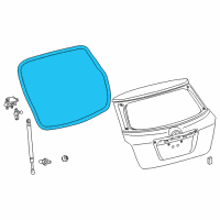 OEM Toyota Matrix Weatherstrip Diagram - 67881-02090