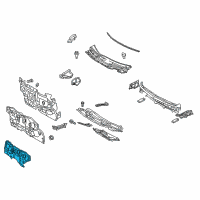 OEM Toyota Prius V Insulator Diagram - 55223-47050