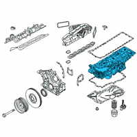 OEM 2017 BMW M760i xDrive Upper Oil Pan Diagram - 11-13-8-623-614