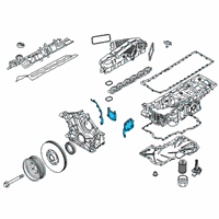 OEM 2017 BMW M760i xDrive Gasket For Timing Case Diagram - 11-14-7-563-860