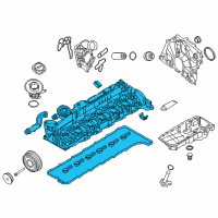 OEM 2015 BMW 535d Cylinder Head Cover Diagram - 11-12-8-578-811