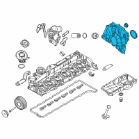 OEM 2016 BMW X5 Timing Case Cover Diagram - 11-14-8-591-633