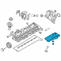 OEM 2015 BMW 535d Oil Pan Diagram - 11-13-7-800-325