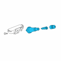 OEM 2013 Cadillac ATS Valve Kit-Tire Diagram - 22959739