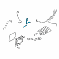 OEM 2022 Ford Ranger Lower Oxygen Sensor Diagram - KB3Z-9G444-B