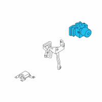 OEM Kia Soul Abs Pump Controlmodule Diagram - 589102K200
