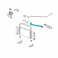 OEM 2007 Saturn Aura Upper Hose Diagram - 15872669