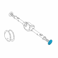 OEM Dodge B3500 Axle Shaft Diagram - 52069665AB