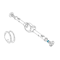 OEM Dodge W150 Wheel Bearing Diagram - 3507898AB