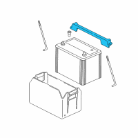 OEM 1991 Acura NSX Plate, Battery Set Diagram - 31512-SL0-000