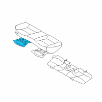 OEM Hyundai Elantra Heater-Rear Seat Cushion, RH Diagram - 89290-3Y000