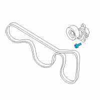 OEM 2019 Nissan Murano Bolt-Belt TENSIONER Diagram - 01125-N8141