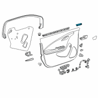 OEM Chevrolet Volt Belt Weatherstrip Diagram - 22818762
