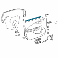 OEM 2013 Chevrolet Volt Belt Weatherstrip Diagram - 22818763