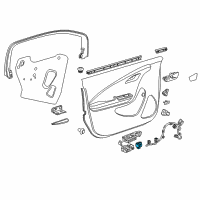 OEM 2011 Chevrolet Volt Mirror Switch Diagram - 20862321