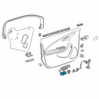 OEM Chevrolet Malibu Window Switch Diagram - 20838852