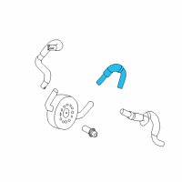 OEM Nissan Rogue Hose-Water, Oil Cooler Diagram - 21306-4BC0B