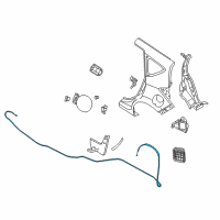 OEM 2016 Nissan Versa Note Cable Assy-Fuel Filler Lid Opener Diagram - 78821-3WC0A