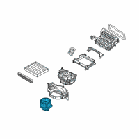 OEM 2021 Hyundai Kona Electric Fan & Motor Assembly Diagram - 97113-K4000