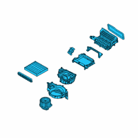 OEM 2021 Hyundai Kona Electric Blower Unit Diagram - 97100-K4010