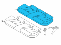 OEM BMW M235i xDrive Gran Coupe FOAM PAD, BASE SEAT Diagram - 52-20-9-459-549