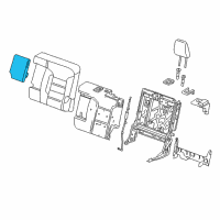 OEM GMC Armrest Assembly Diagram - 84694659