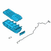 OEM 2021 Lincoln Aviator Battery Assembly Diagram - L1MZ-10B759-D