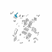 OEM Hyundai Santa Fe Core & Seal Assembly-Heater Diagram - 97138-2B000