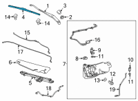 OEM 2021 Chevrolet Suburban Front Blade Diagram - 84278338