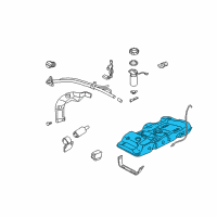 OEM 2000 Oldsmobile Silhouette Tank Asm-Fuel Diagram - 10419934