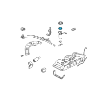 OEM 1997 Oldsmobile Silhouette Fuel Pump Assembly Seal Diagram - 10282861