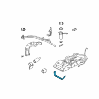 OEM Oldsmobile Fuel Tank Mount Strap Diagram - 10434737