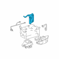 OEM 2004 Toyota Echo Heater Core Diagram - 87107-52020