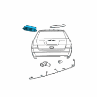 OEM 2009 Dodge Grand Caravan Module-Parking Assist Diagram - 56054095AC