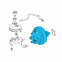 OEM 2006 Chrysler Crossfire Booster-Power Brake Diagram - 5135424AA