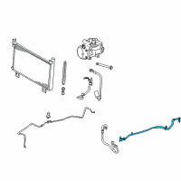 OEM 2010 Lexus RX450h Pipe Sub-Assy, Suction Diagram - 88707-48120