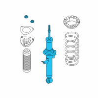 OEM 2017 Infiniti QX50 ABSORBER Kit - Shock, Front Diagram - E6110-5WB2A