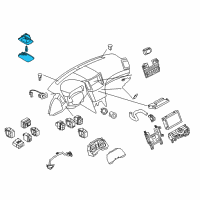 OEM 2012 Infiniti FX50 Lamp Assembly-Foot Well Diagram - 26400-1CA0A