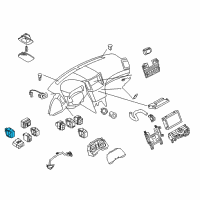 OEM Infiniti FX37 Switch Assy-Door Diagram - 25140-3FY0A