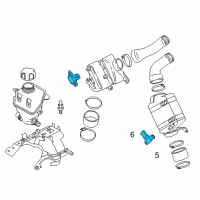 OEM 2008 BMW 535i PRESSURE SENSOR Diagram - 13-62-9-797-773