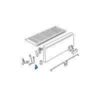 OEM GMC K3500 Hinge Diagram - 15521579