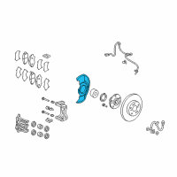 OEM 2010 Honda CR-V Splash Guard, Front Diagram - 45255-STK-A00