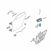 OEM Ford Freestyle Actuator Assembly Diagram - 6L3Z-25218A42-AA